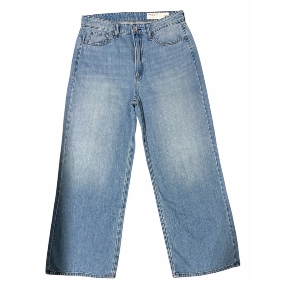 Rag & Bone Lori Mid-Rise Crop Jeans Light Wash Women's Size 27
